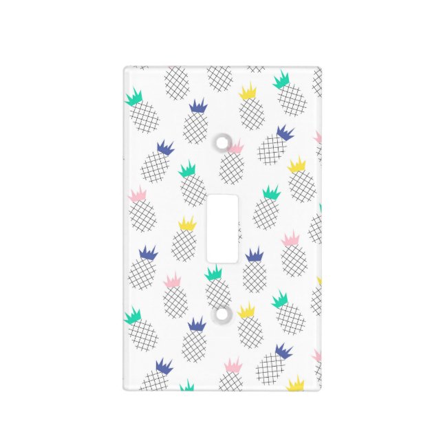 Abstract Pineapples Light Switch Cover (Front)