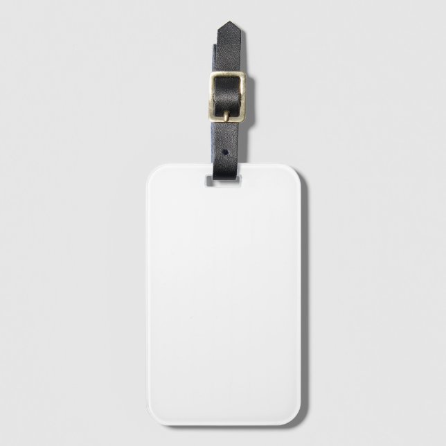 Abstract Pineapples | Monogram Luggage Tag (Front Vertical)