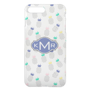 Abstract Pineapples   Monogram iPhone 8 Plus/7 Plus Case