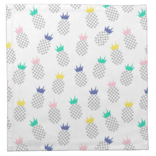 Abstract Pineapples Napkin