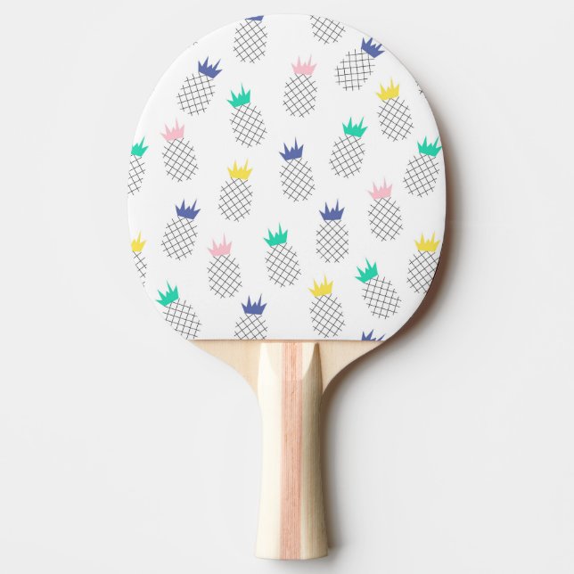 Abstract Pineapples Ping-Pong Paddle (Front)