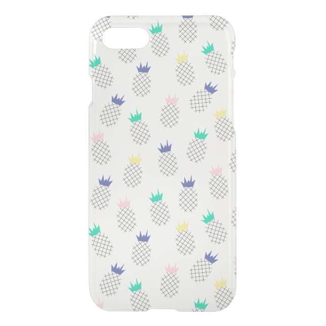 Abstract Pineapples Uncommon iPhone Case (Back)