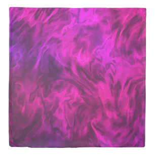 Abstract Pink and Purple Design Duvet Cover