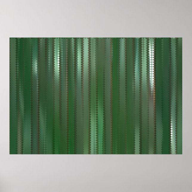 abstract pink background. fractal explosion star w poster (Front)