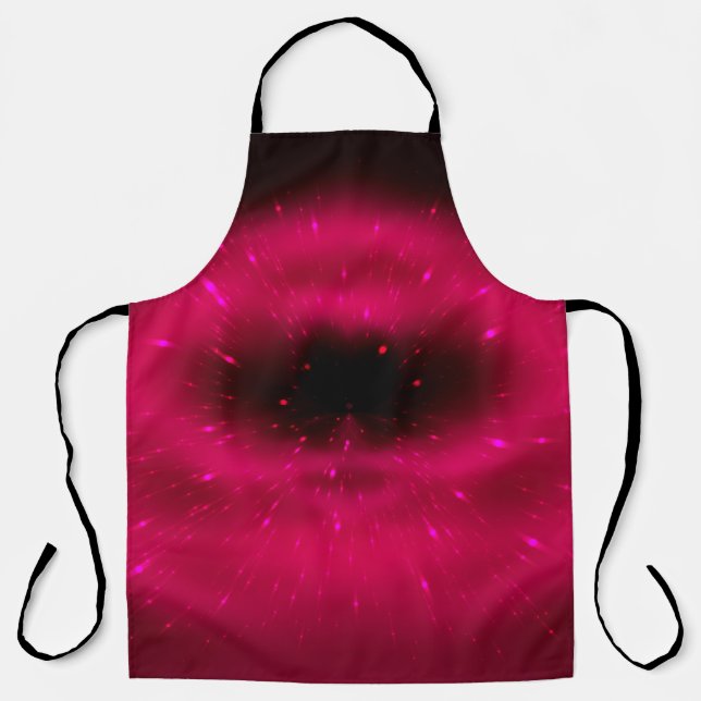 Abstract pink fractal composition. Magic explosion Apron (Front)