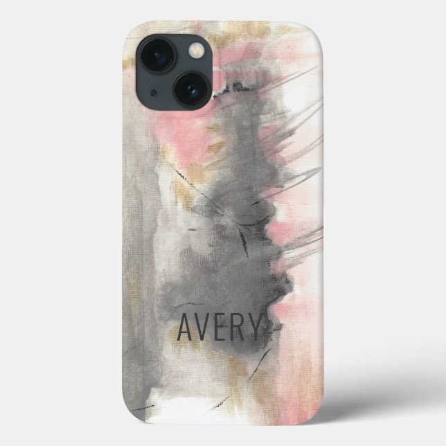 Abstract Pink Gold Art  Case-Mate iPhone Case (Back)
