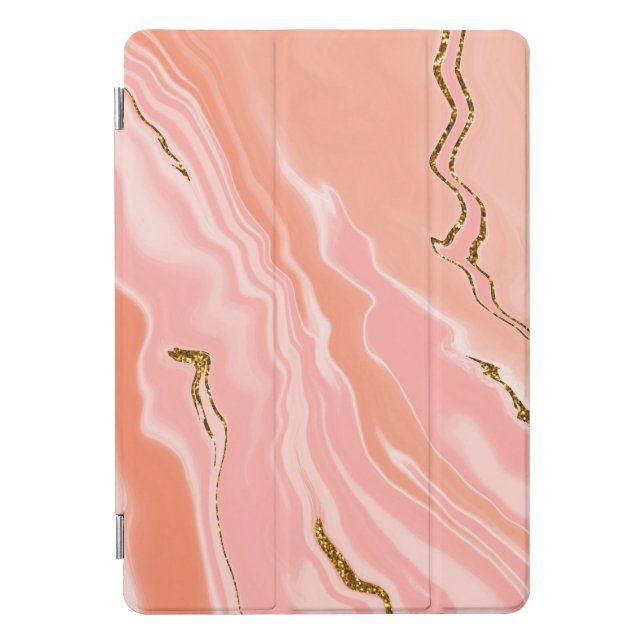Abstract Pink Liquid Background iPad Pro Cover (Front)