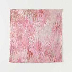 Abstract Pink Mosaic Background Illustration Tapestry