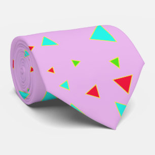 Abstract Pink Neck Tie