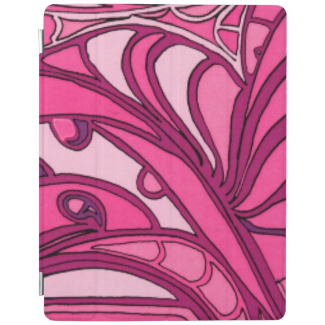 Abstract Pink Panel Painting iPad Smart Cover (Front)