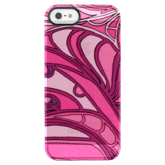 Abstract Pink Panel Painting Uncommon iPhone Case (Back)