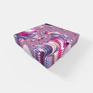 Abstract Pink Purple Spiral Fractal