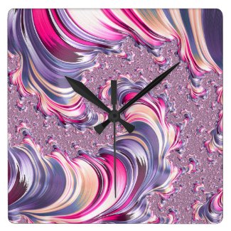 Abstract Pink Purple Spiral Fractal