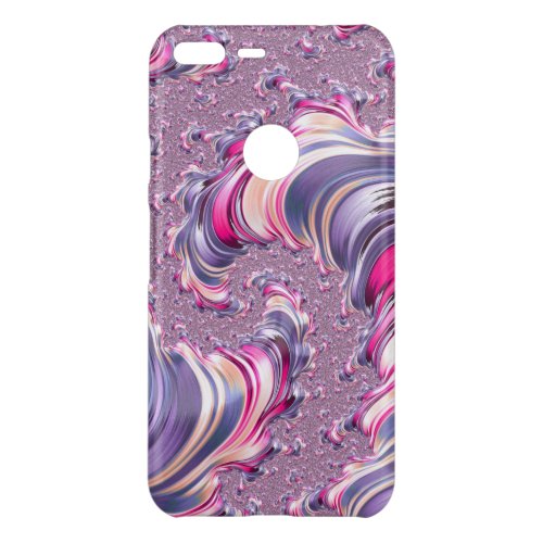 Abstract Pink Purple Spiral Fractal Uncommon Google Pixel XL Case