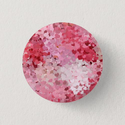 Abstract Pink Red Purple White Modern Colorful Button