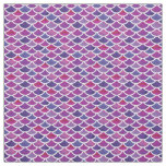 Abstract Pink Tones Mermaid Scale Pattern Fabric