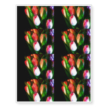 Abstract Pink Tulips
