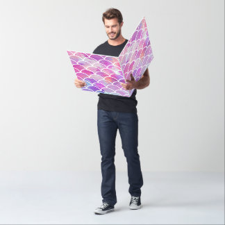 Abstract Pink Watercolor Mermaid Skin Texture Card