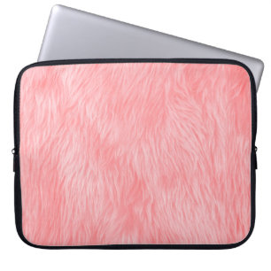 Abstract Pink wool , fabric background Laptop Sleeve