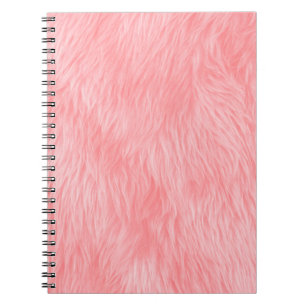 Abstract Pink wool , fabric background Notebook
