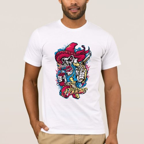 abstract pirate grunge T_Shirt