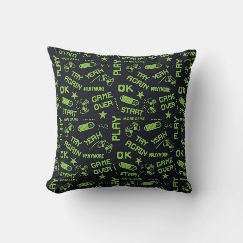 Abstract pixel game style Fashion Pillow Design