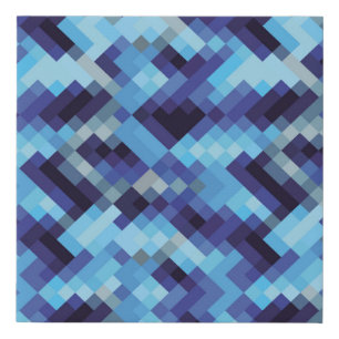  abstract pixel pattern background pixel,abstract, faux canvas print