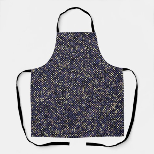 Abstract Pixel Puzzles Pattern Perfection Apron