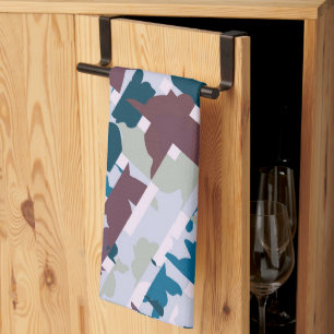 Abstract Plaid Design 1 Kitchen Towel