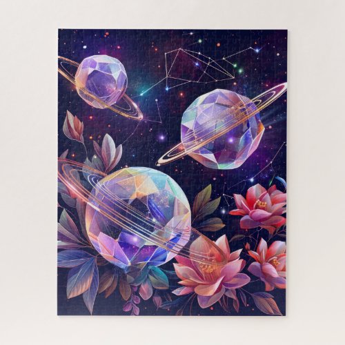 Abstract Planets and Galaxy Jigsaw Puzzle