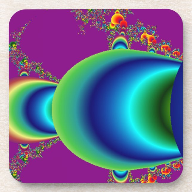 Abstract Planets in Alignment Drink Coaster (Front)