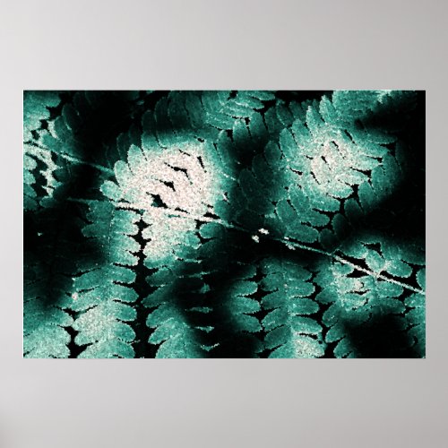Abstract Plant Poster