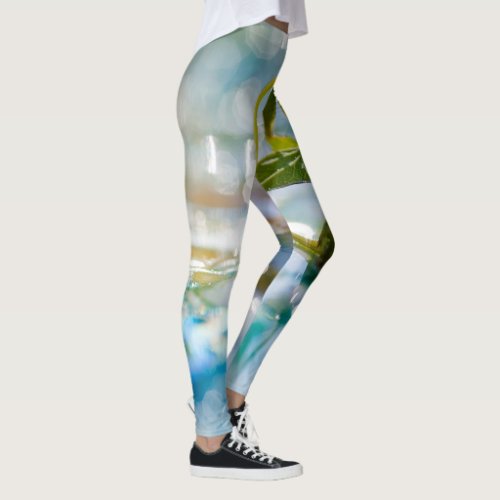 Abstract Plant Water Leggings