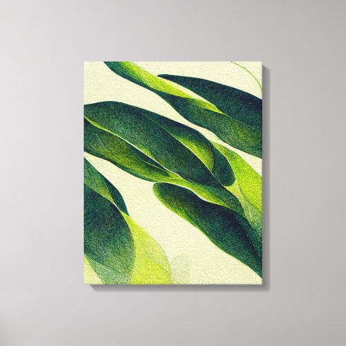 Abstract Plants Painting Canvas Painting Wall Art 