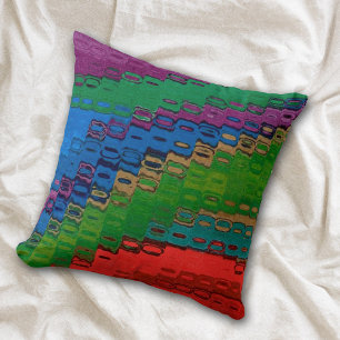 Abstract Playful Color Pillow