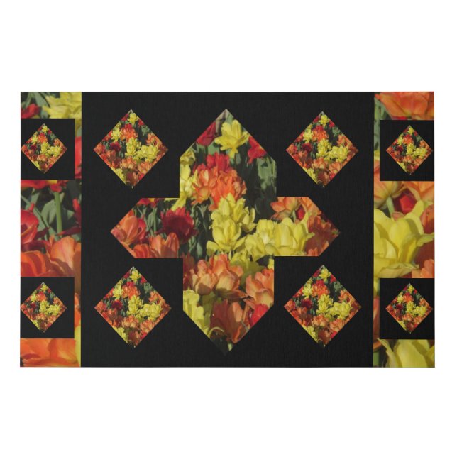 Abstract Plus Sign Carnation Canvas Art (36 X 24) (Front)