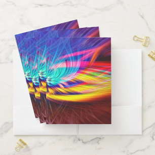 Abstract Pocket Folder