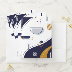 Abstract Pocket Folder