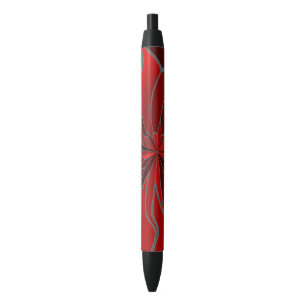 Abstract Poinsettia Pen
