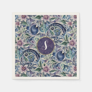 Abstract Poinsettia Winter Wild Napkins