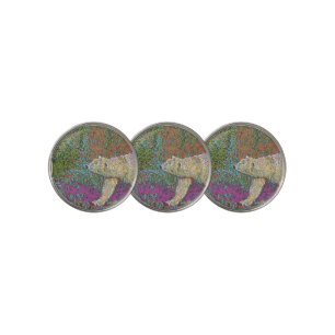 Abstract Polar Bear Golf Ball Marker