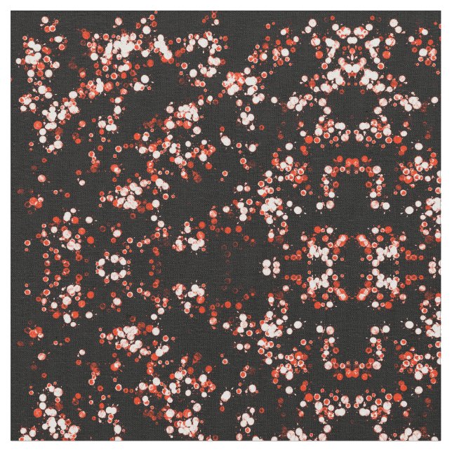 Abstract Polka Dot Fabric (Close Up)