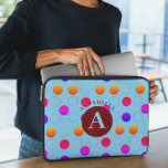 Abstract Polka Dots Pattern Laptop Sleeve<br><div class="desc">Elevate your tech style with our Abstract Polka Dots Pattern Laptop Sleep. This trendy and protective case combines modern aesthetics with functionality, making it the perfect accessory for your laptop. Features an abstract polka dots pattern with playful circles in a mix of vibrant and neutral tones, giving your laptop a...</div>