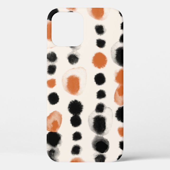 Abstract Polka Dots: Watercolor Geometry. Case-Mate iPhone Case (Back)
