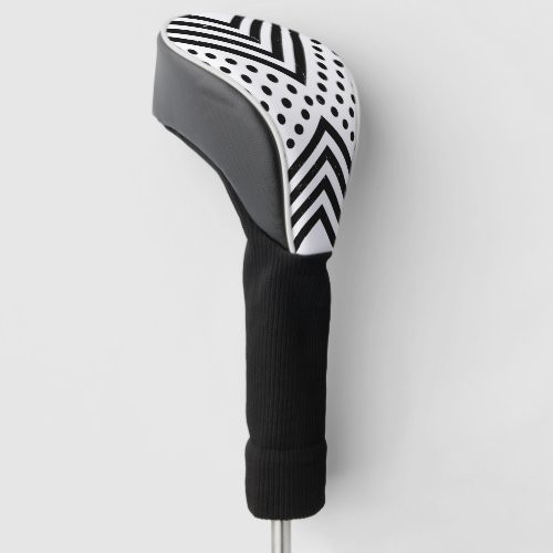 Abstract Polka Golf Head Cover