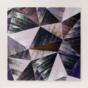 Abstract polygon pattern, colorful triangles. jigsaw puzzle