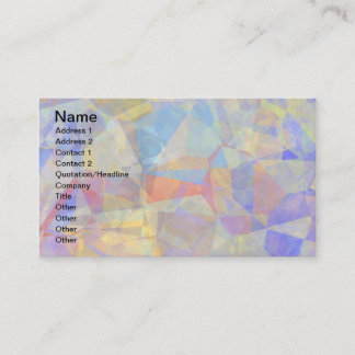 Abstract Polygons 36 Business Card