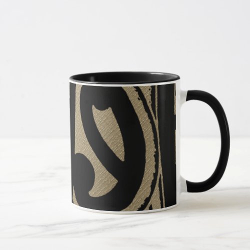 Abstract Polynesian Mug