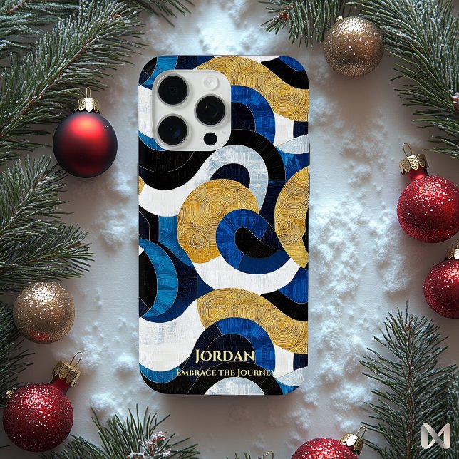 Abstract Polynesian Waves – Artful Rhythms Case-Mate iPhone Case (Creator Uploaded)