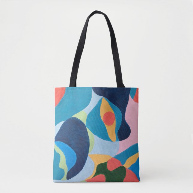 abstract pop tote bag (Front)